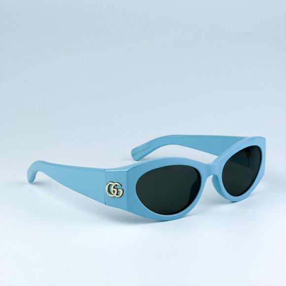 NEW Gucci GG1401S 004 Light Blue Grey Women Cat Eye Sunglasses GG 1401S main image 8